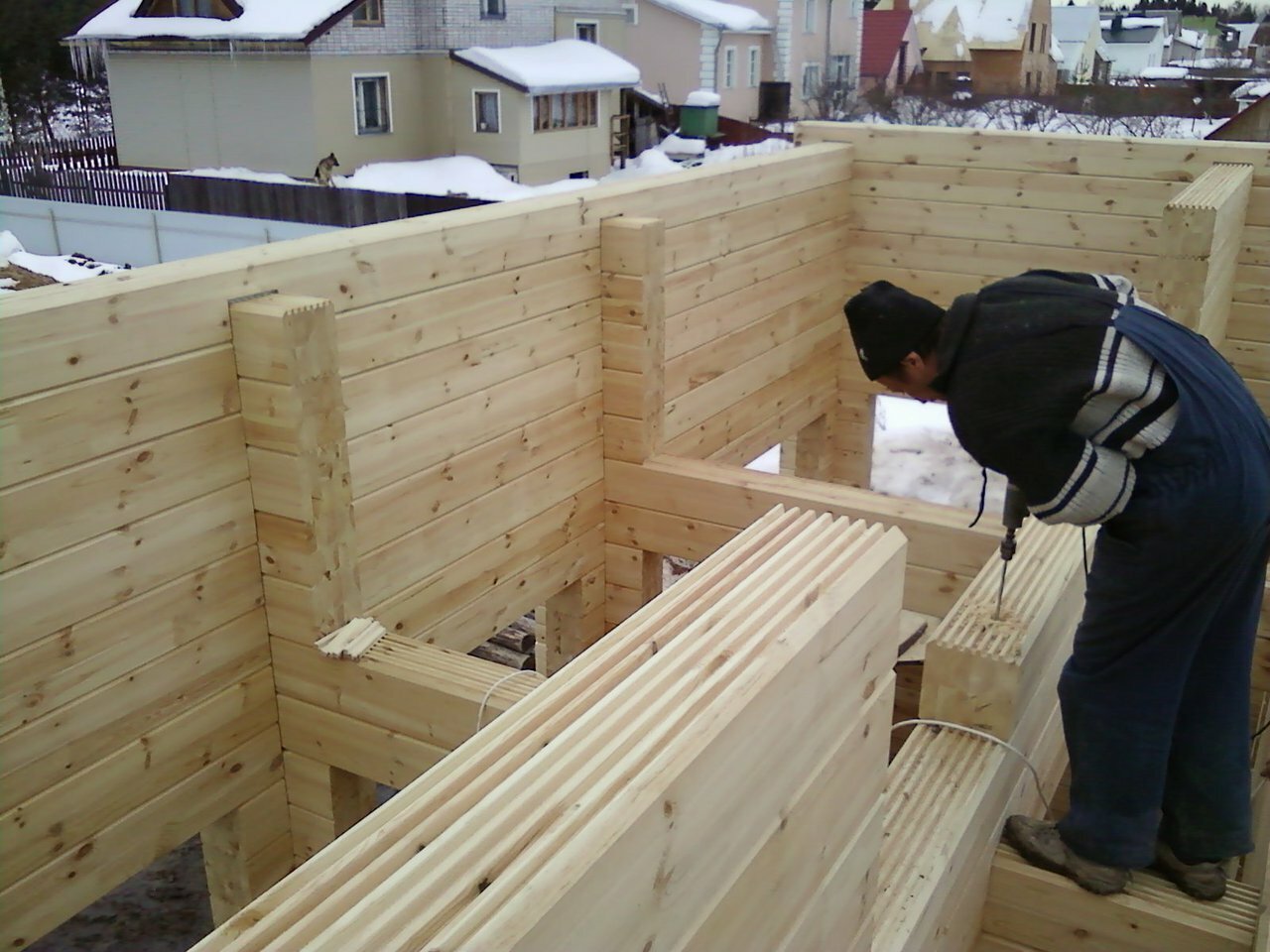 Сборка стен 1