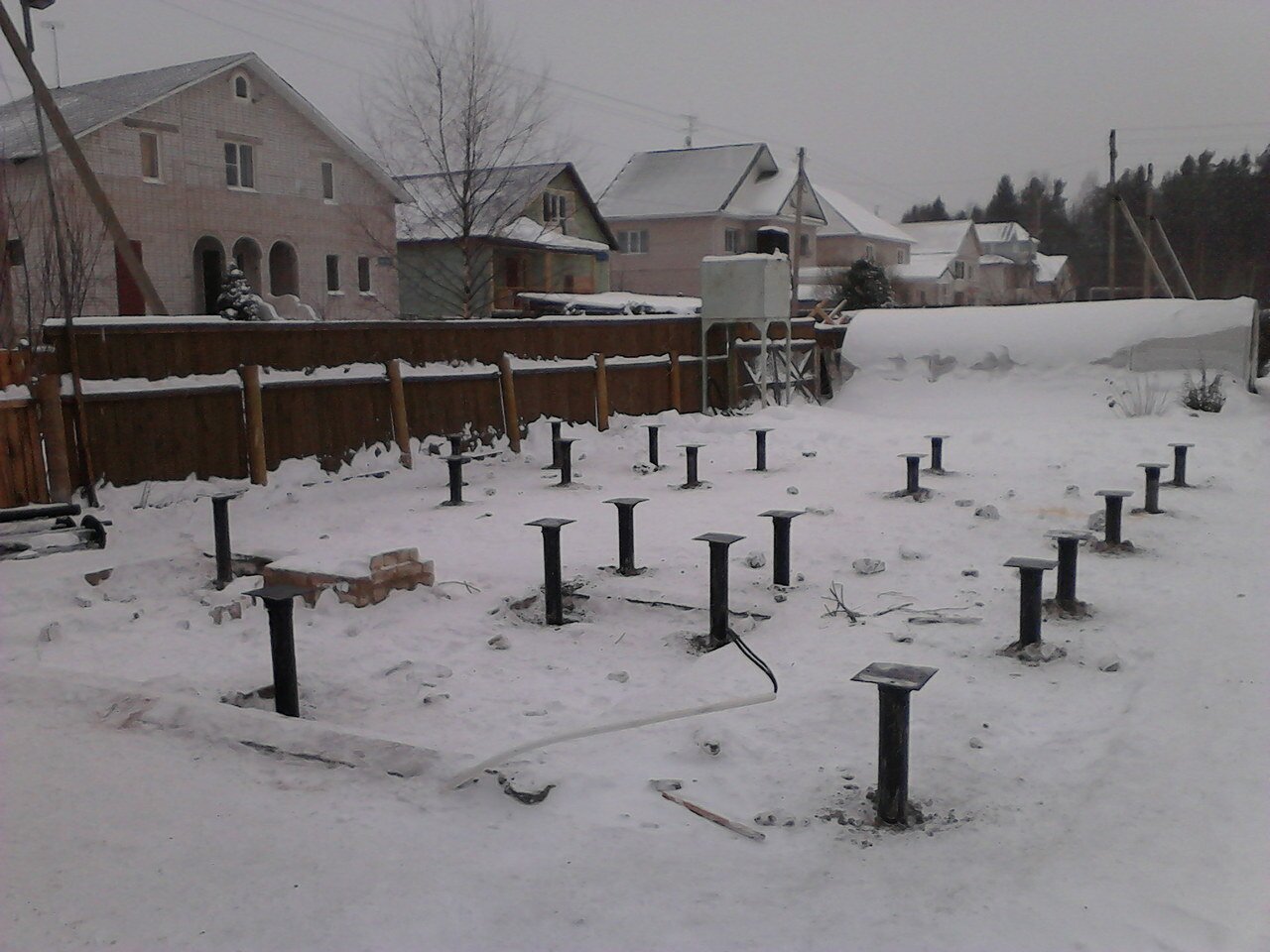 Свайный фундамент 5